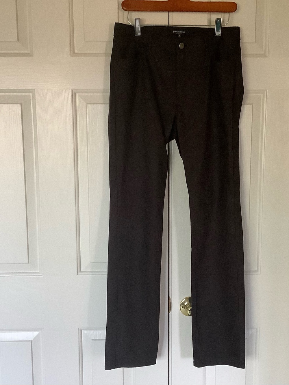 Men's Black Dress Pants - Classic Straight Fit